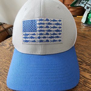 Columbia Performance Fishing Gear Trucker Hat, with fish flag